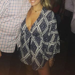 Fashion Nova Low Plunge Romper